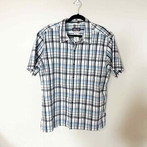 Patagonia puckerware plaid short sleeve button up‎ mens xl